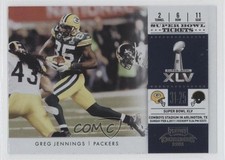 2011 Playoff Contenders Super Bowl Tickets Greg Jennings #2 0c0