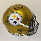 Steelers Hines Ward Signed Flash Full Size Speed Rep Helmet BAS Witnessed