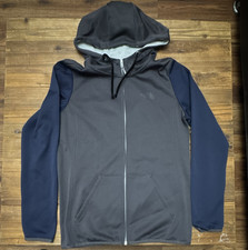 The North Face Men's Size S Colorblock Full Zip Hooded Fleece Hoodie Pockets