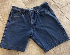 Vintage Men  s Lee Short Denim Jeans, Size 36 Inseam 9  