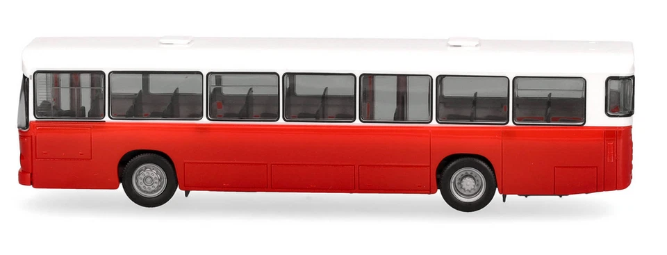 HERPA, MAN Bus SU 210 rosso e bianco, 1/87, HER319393 - Immagine 3 di 4