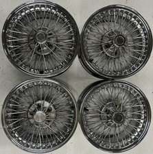 Dayton Chrome Wire Spoke Wheels 15x7 112mm Bolt Pattern Mercedes Benz Vw Bmw Aud
