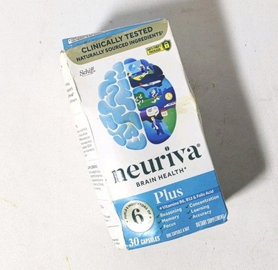 NEURIVA PLUS Brain Performance Health 30 Caps (EXP:01/27)