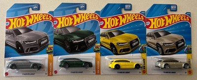 NEW 2026 Hot Wheels H Case 17 Audi RS 6 Avant Wagon TAN,GREEN,GREY