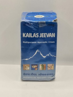 US Seller KAILASH JIVAN Multipurpose Ayurvedic Skin Cream 230g Exp 7/27