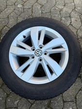 1x Alufelge 15 Zoll 5.5" 5x112 40ET Glanz Silber 2G0601025N VW Polo Rim Wheel