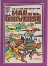 OFFICIAL HANDBOOK OF THE MARVEL UNIVERSE DELUXE EDITION #14 GRUENWALD WOLVERINE