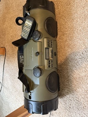 JVC Powered Woofer CD AM/FM AUX Model: RV-B90  has remote! Cassette Doesn't Work