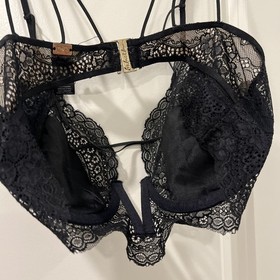 For Love & Lemons SKIVVIES Lingerie Set Black Lace