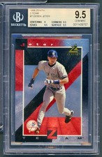 Derek Jeter Card 1998 Zenith Z-Team #7 (pop 2) BGS 9.5