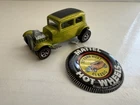 1969 Hot Wheels Redline 32 Ford Vicky Antifreeze/ White Interior W/Button