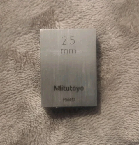 Mitutoyo 25mm Rectangular Gage Block Used Free shipping 