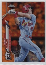 2020 Topps Chrome Orange Wave Refractor 6/25 Tommy Edman #94 13iq