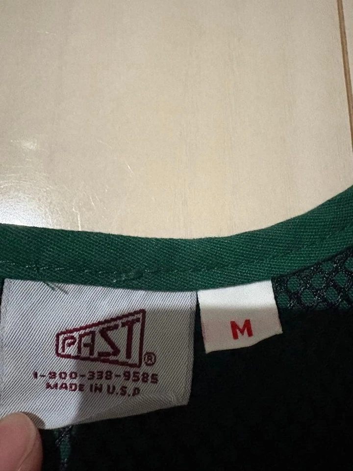 PRAST Fishing Vest M Green Mesh & Synthetic Leather Adjustable Pockets - Image 2 of 3