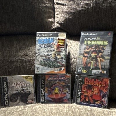 PS1 & PS2 5 Game Lot All CIB Great Condition