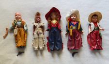 5 Western Dolls 1950s Metal Guns And Clothing