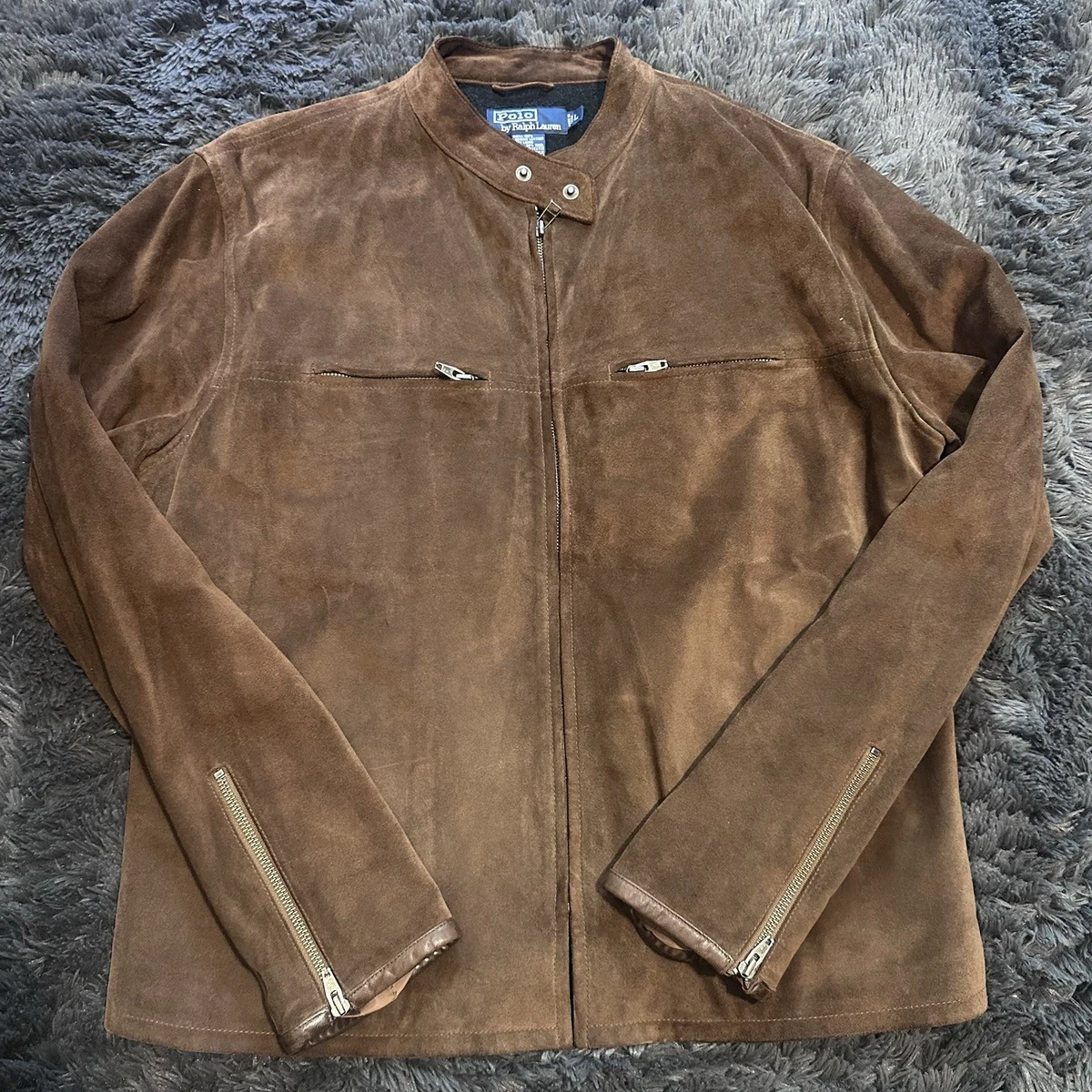 Suede Motorcycle Jackets for Men for sale - eBay