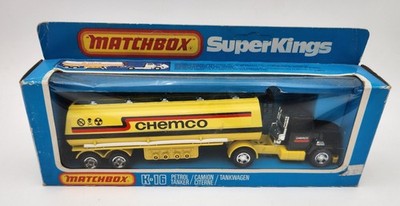Matchbox Super Kings Ford Articulated Tanker (x3) Chemco Exxon