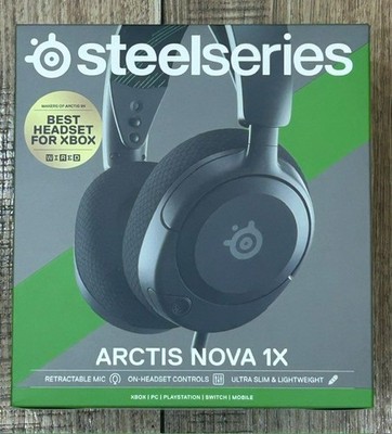 SteelSeries Arctis Nova 1X Over-Ear Gaming Headset Black New & Sealed