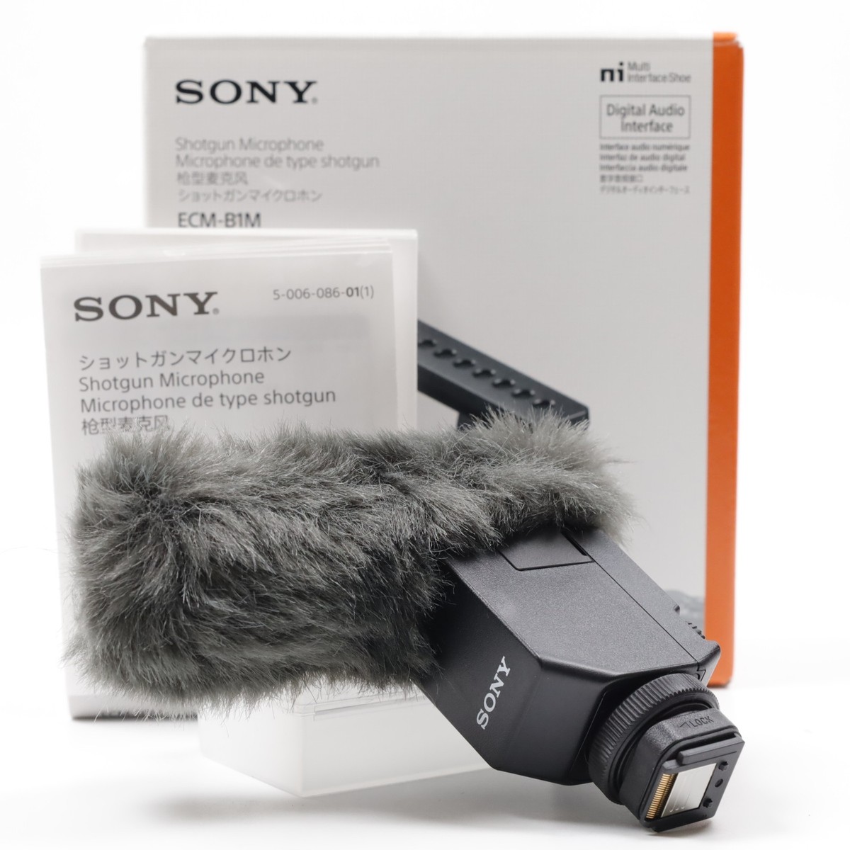 SONY ECM-B1M Camera Mount Digital Shotgun Microphone [Top SONY ECM-B1M Camera Mount Digital Shotgun Microphone [Top