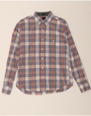 J. CREW Herren Slim Hemd Large Mehrfarbig Kariert Baumwolle BE11