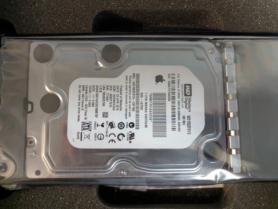 Apple Xserve 1TB SATA Intel Hard Drive Module 607-4535A NIB NOS - Image 4 of 4