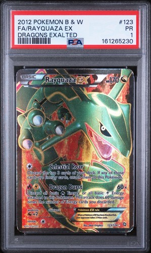 Rayquaza-EX graded PSA 1 for sale on eBay
