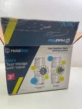 HoldRite TestRite 3" in. DWV Test Wedge with Valve - TRW3V-H