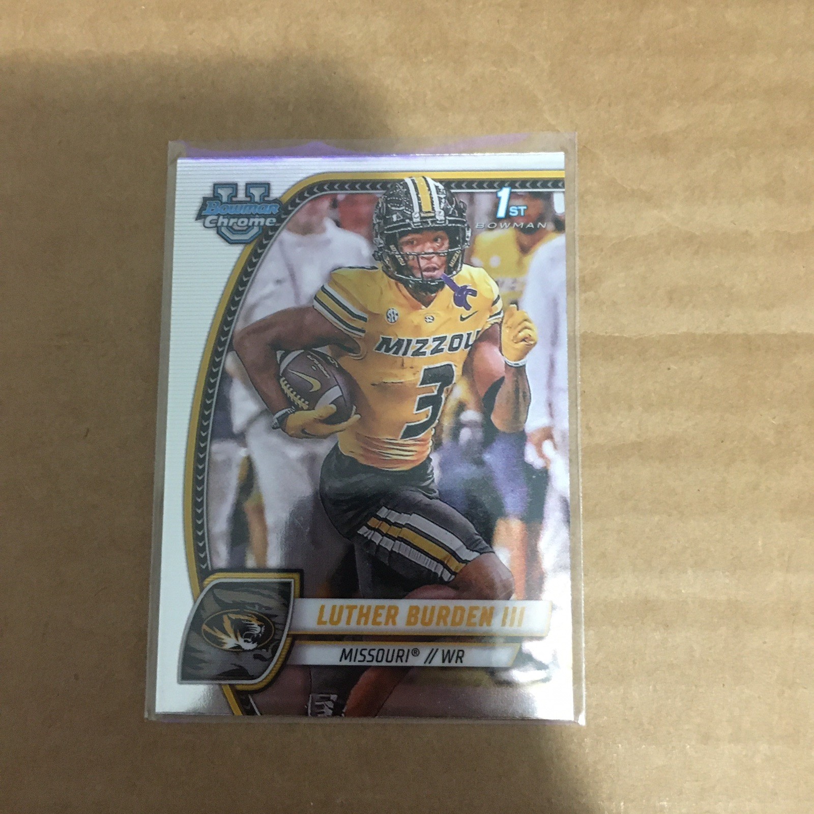 2024 Bowman University Chrome #123 Luther Burden III