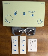 Off White Catalina Sunglasses Light Grey OERI003 With Box  RFID Authentication