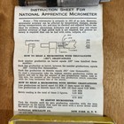 MG/National 0-1” Micrometer Satin Finish Black Graduations No. 101 Made In USA — photo 3