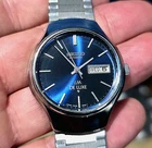 Vintage Seiko 'Lord Matic De Luxe' Blue Dial Original 5623A Automatic Movement