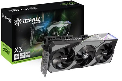INNO3D GeForce RTX 5070 Ti iCHILL X3 16GB Grafikkarte 3xDP/HDMI