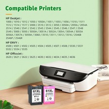 Printer Ink 61 XL 61XL Ink Cartridges Combo for HP Ink 61 Envy 4500 5530 Ink