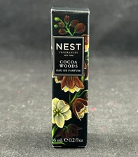 NEST FRAGRANCES NEW YORK COCOA WOODS EAU DE PARFUM 0.2 FL OZ NEW UNUSED W/ BOX