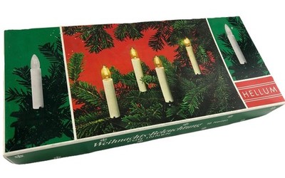 Hellum Weihnachtsbeleuchtung 15 Kerzen Lichterkette