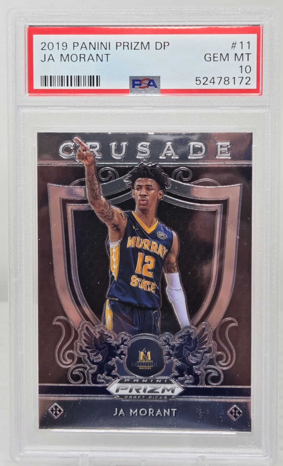 2019 Prizm JA MORANT Rookie Card PSA 10 Gem Mint
