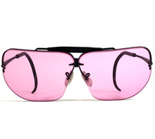 Vintage Decot Shooting Sunglasses Hy-Wyd Shoot-Off Black Frames with Pink Lenses