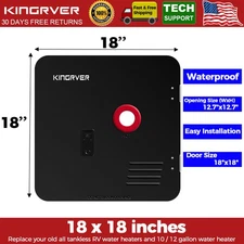 18x18 inches RV Tankless Water Heater Door Kit for Suburban Dometic 10/12 Gal
