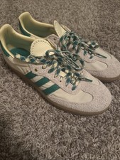 adidas Wales Bonner x Samba Cream White Bold Green for Sale