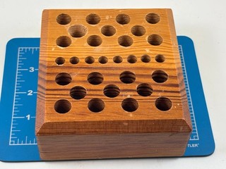 Judd's Nice Wood Desktop Pen Holder