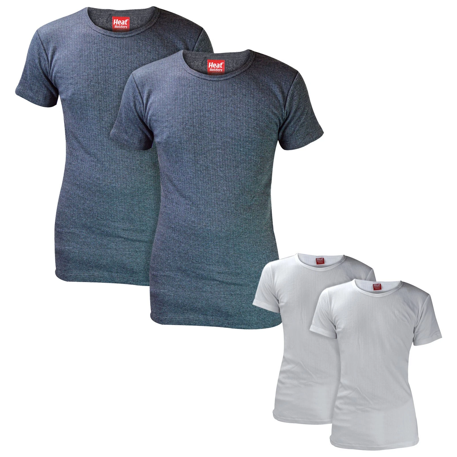 Mens Short Sleeve Thermal Top by Heat Holders - 2 Pack Base Layer Top
Opens in a new window or tab