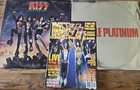 Kiss LOT of 3: Destroyer, Double Platinum, Comic Book. Condition Issues w/albums