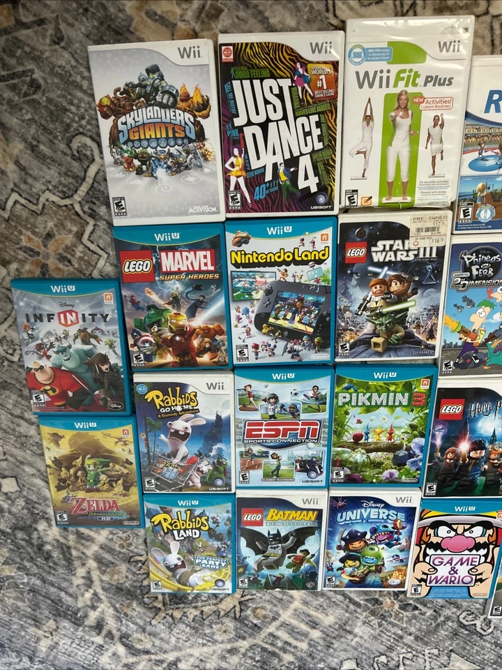 Nintendo Wii And Wii U Game Collection - Mario, LEGO, Just Dance, Batman, Etc. - Image 4 of 4