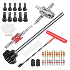 38pcs Tire Valve Stem Tool Kit Tr413 Tr414 Core Remover Installer Car Atv Repair 38pcs Tire Valve Stem Tool Kit Tr413 Tr414 Core Remover Installer Car Atv Repair