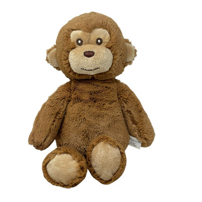 STARTING OUT Brown Monkey 12'' Plush Aurora 2020 Baby Chimp Stuffed Animal EUC