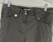 Anatomie Skyler Travel Pants Slim Fit Women  s Medium Lightweight Charcoal Gray