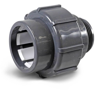 FlexFit Klemmfitting d 50 auf 1 1/2 Zoll Außengewinde - IBG Praher Pool Teich