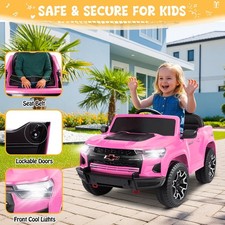 12V Licensed Chevrolet Colorado Electric Ride on Car Toy for Toddler Kid W/ R...