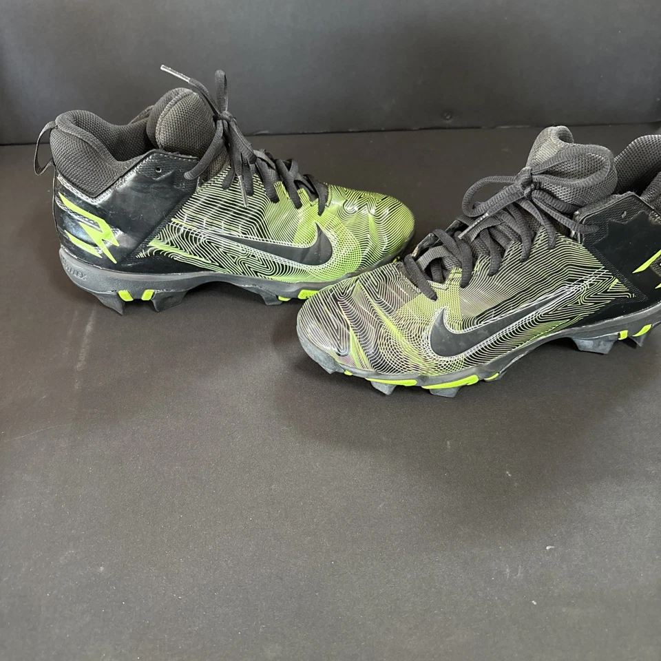 Nike Alpha Menace 2 Shark RW GS 'Black Volt' Juvenil Talla 5.5Y RARO AT5710-003 Foto 4 de 4